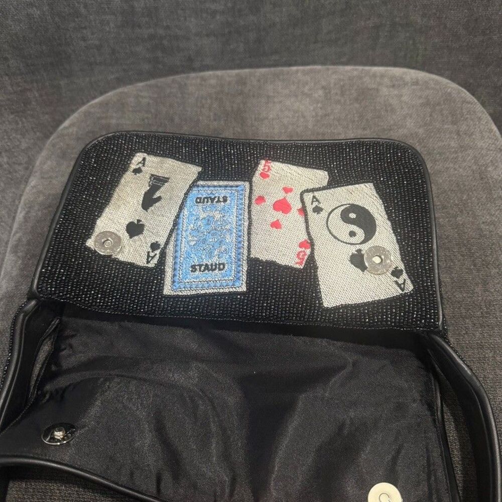 Staud Beaded Tommy Bag House of Cards NEW - Picture 13 of 16